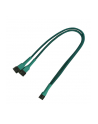 Nanoxia 3-Pin Molex rozgałęźnik 30cm green - nr 2