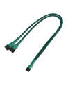 Nanoxia 3-Pin Molex rozgałęźnik 60cm green - nr 5