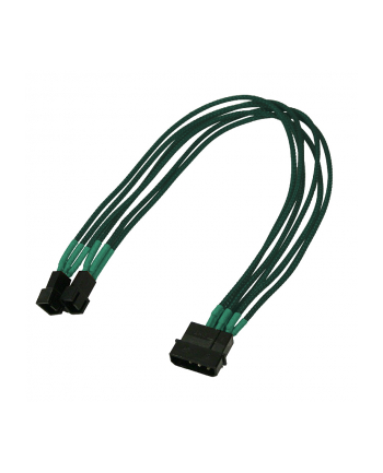 Nanoxia 4Pin Molex - 2x3Pin 30cm green