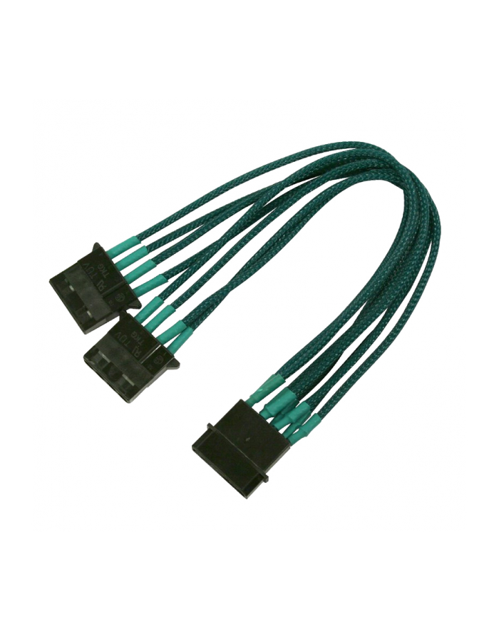 Nanoxia 4-Pin Molex rozgałęźnik 20cm green główny