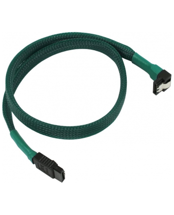 Nanoxia SATA 3.0 Kabel kątowy 45cm green