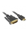 Sharkoon Adapter HDMI -> DVI-D (18+1) black 3,0m - nr 3