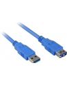 Sharkoon USB 3.0 przedłużacz blue 3,0m - nr 2