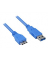 Sharkoon USB 3.0 A-B Micro blue 2m - nr 4