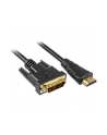 Sharkoon Adapter HDMI -> DVI-D (24+1) black 3,0m - nr 11