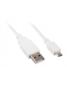 Sharkoon USB 2.0 A-B Micro biały 0,5m - nr 3