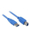 Sharkoon Kabel USB 3.0 A-B black 1,0m - nr 1
