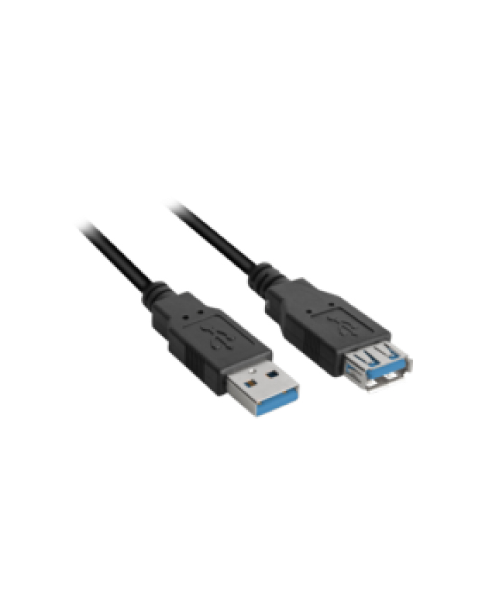 Sharkoon USB 3.0 przedłużacz black 1,0m główny