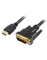Sharkoon HDMI - DVI-D (18+1) - 1m - kabel adapter - czarny - nr 2