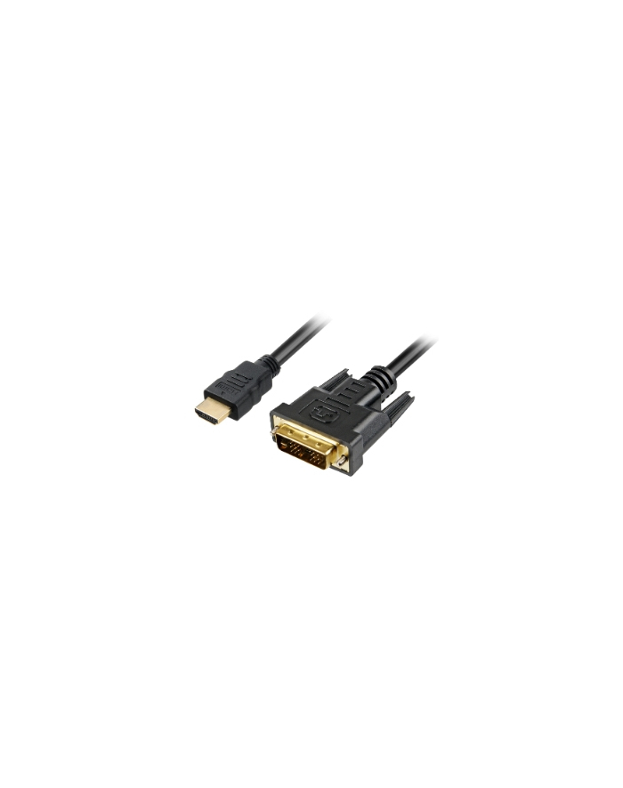 Sharkoon HDMI - DVI-D (18+1) - 1m - kabel adapter - czarny główny
