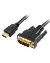Sharkoon HDMI - DVI-D (24+1) - 1m - kabel adapter - czarny - nr 2