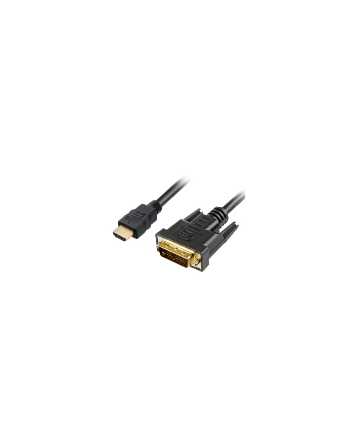 Sharkoon HDMI - DVI-D (24+1) - 1m - kabel adapter - czarny główny