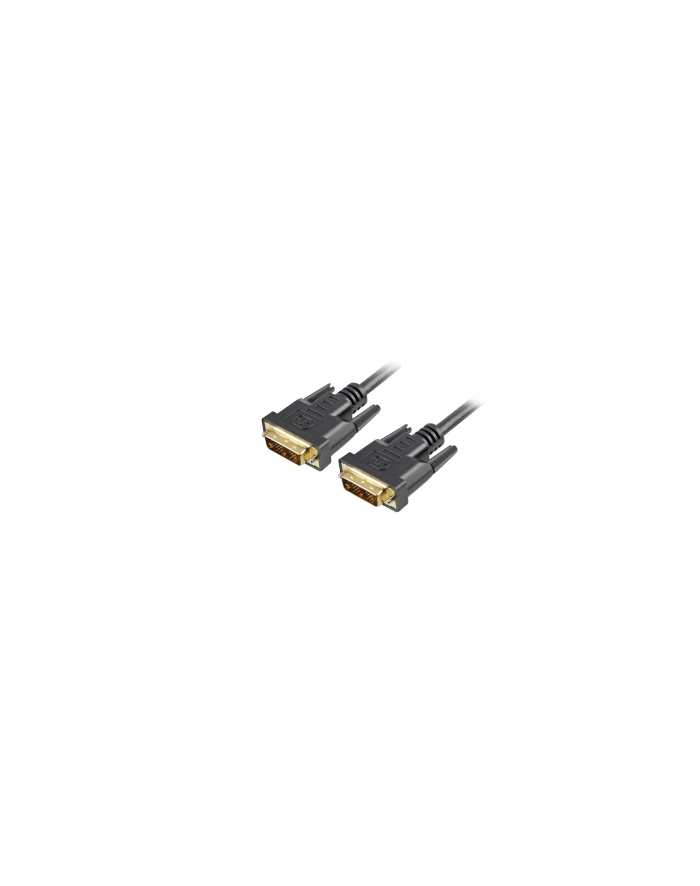Sharkoon DVI-D - DVI-D (18+1) - 1m - kabel czarny - Single Link 18+1 główny