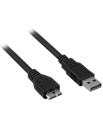 Sharkoon USB 2.0 A-B Micro - black 1.5m
