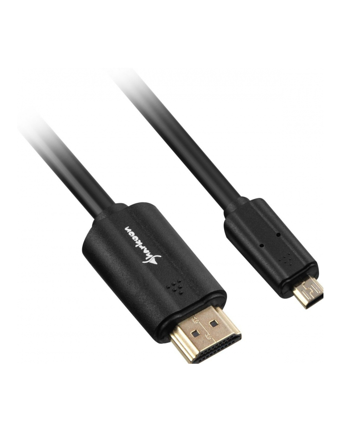 Sharkoon kabel HDMI -> micro HDMI 4K czarny 1.5m - A-D główny