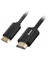 Sharkoon kabel HDMI -> mini HDMI 4K czarny 1.0m - A-C - nr 1