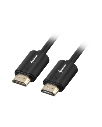 Sharkoon kabel HDMI -> HDMI 4K czarny 1.0m - A-A