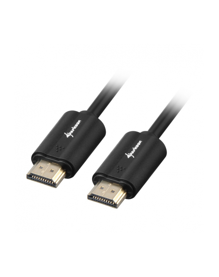 Sharkoon kabel HDMI -> HDMI 4K czarny 2.0m - A-A główny