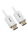 Sharkoon kabel HDMI -> HDMI 4K biały 1.0m - A-A - nr 2