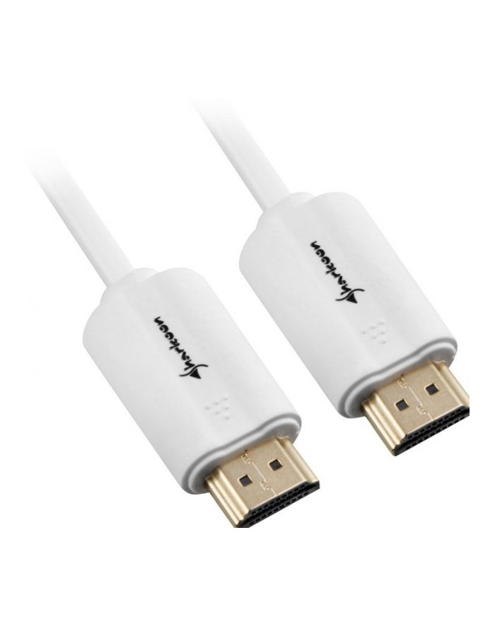 Sharkoon kabel HDMI -> HDMI 4K biały 1.0m - A-A główny