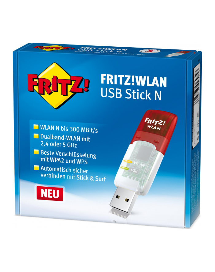 AVM FRITZ!WLAN USB Nv2 N300/N300/U2/11n główny