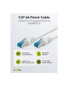 goobay Kabel sieciowy CAT6a SFTP RJ45 biały 0,5m - nr 6