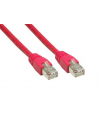 Kabel sieciowy Cat6 SFTP czerwony 15m - nr 1