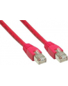 Kabel sieciowy Cat6 SFTP czerwony 15m - nr 3