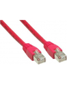 Kabel sieciowy Cat6 SFTP czerwony 15m - nr 4