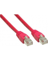Kabel sieciowy Cat6 SFTP czerwony 15m - nr 5