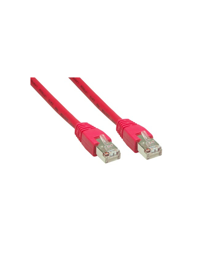 Kabel sieciowy Cat6 SFTP czerwony 30m główny