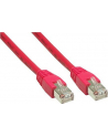 Kabel sieciowy Cat6 SFTP czerwony 50m - nr 5