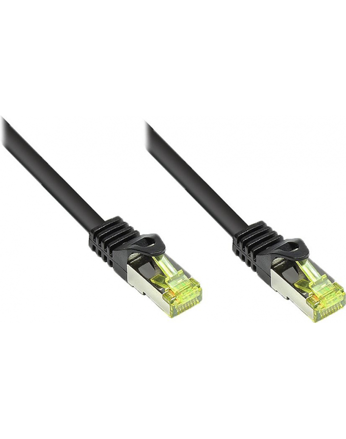 Kabel sieciowy Cat7 SFTP black 0,5m główny