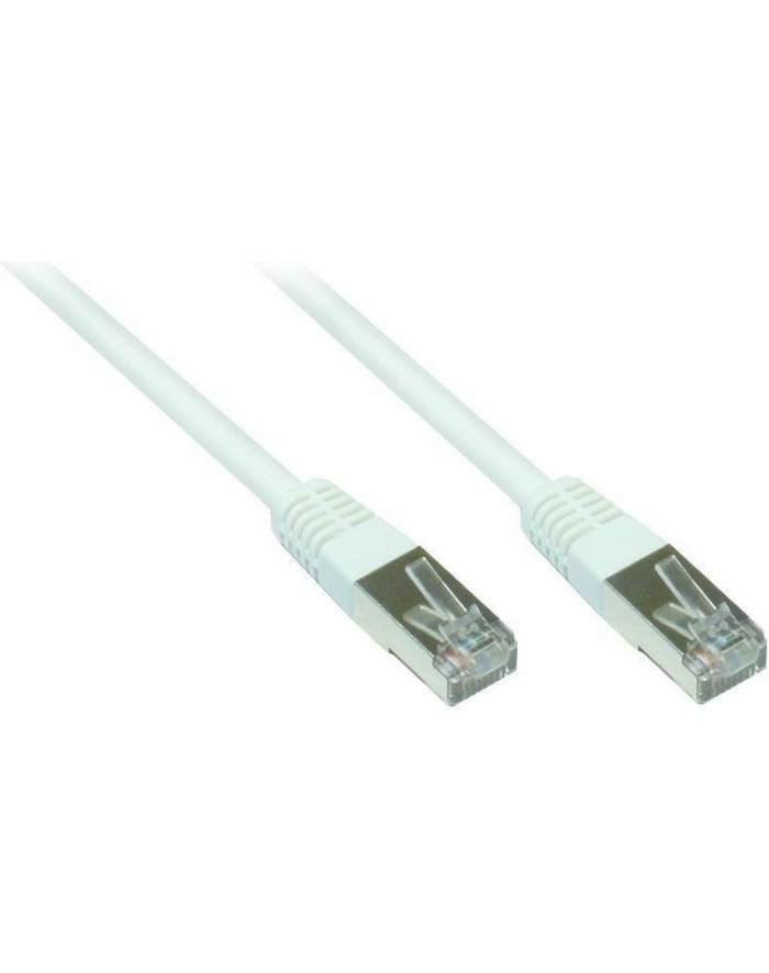Kabel sieciowy Cat7 SFTP biały 0,5m główny