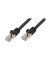 Kabel sieciowy Cat7 SFTP black 1,0m - nr 2
