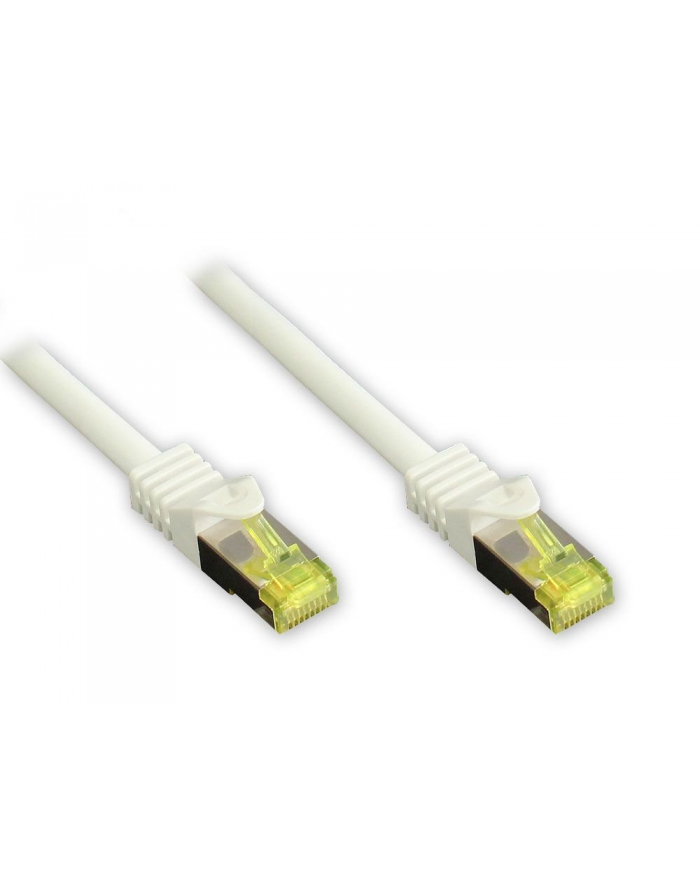 Kabel sieciowy Cat7 SFTP biały 1,0m główny