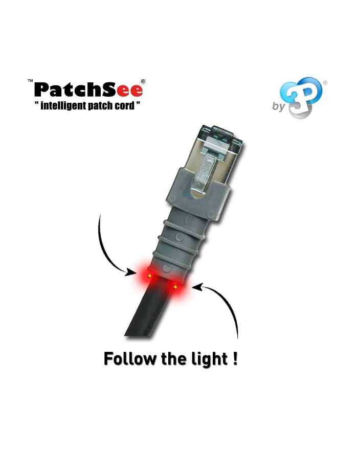 Patchsee RJ45 CAT.6 FTP black 4,9m główny