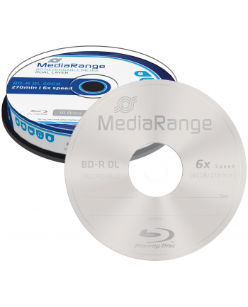 BD-R DL 6x CB 50GB MediaR 10 sztuk