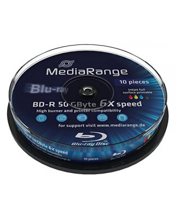 BD-R DL 6x CB 50GB MediaR Pr. 10 sztuk