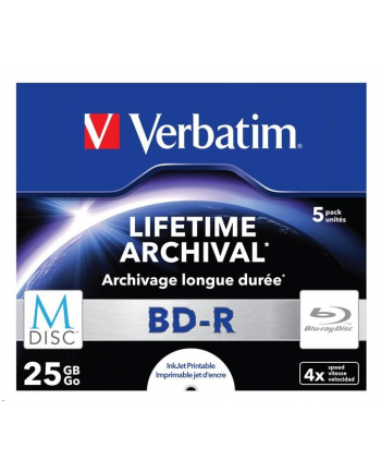 VERBATIM BD-R M-Disc 4x JC 25GB 5 sztuk nr 1