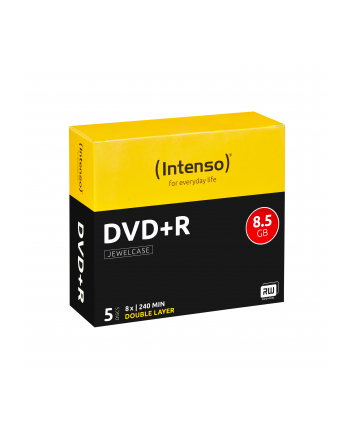DVD+DL 8x JC 8,5GB Intenso 5 sztuk