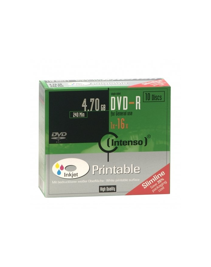 DVD-R 16x SC 4,7GB Intenso Pr. 10 sztuk główny