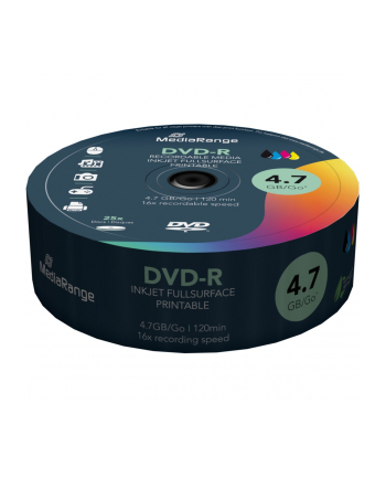 DVD-R 16x SP 4,7GB MediaR. Pr. 25 sztuk nr 1