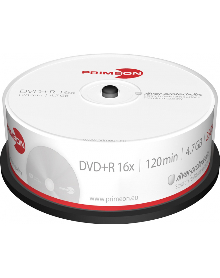 PRIMEON DVD+R 4,7 GB 16x, DVD - 25 sztuk główny