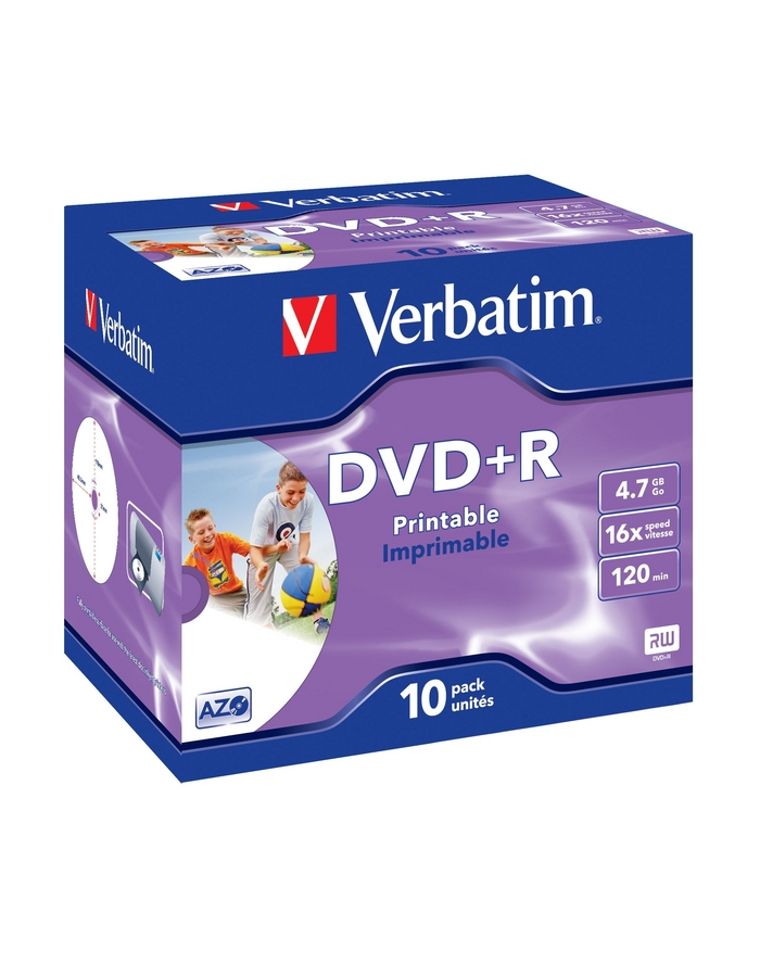 DVD+R 16x JC 4,7GB Verbatim Pr. 10 sztuk główny