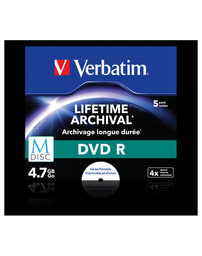 DVD M-Disc 4x JC 4,7 GB 5 sztuk główny