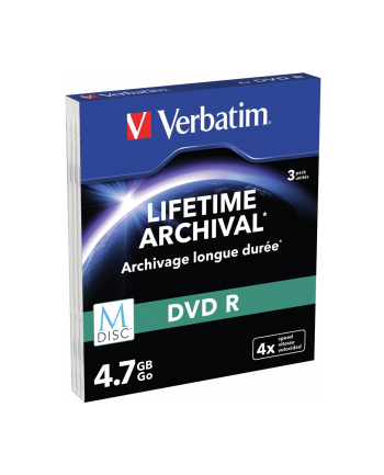 Verbatim M-Disc DVD R 3szt, DVD 4x