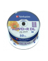 DVD+DL 8x CB 8,5GB Verbatim Pr wide 50 sztuk - nr 1