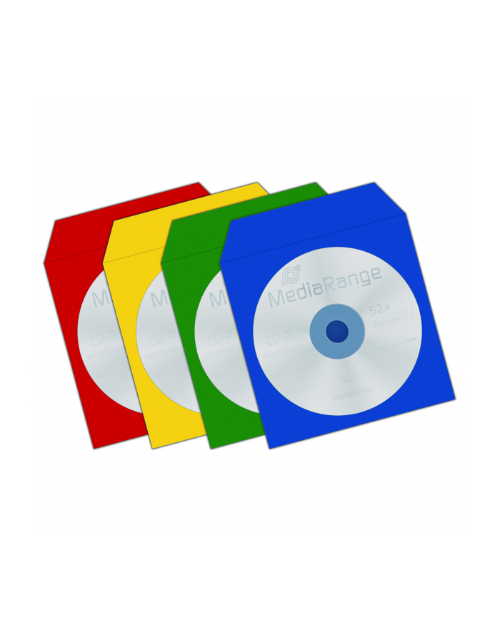 CD/DVD Papierhüllen Color-Pack 100 sztuk główny