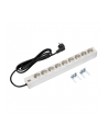 Bachmann 19 Cali 1HE 9x Gniazd Strom 2m Schuko - nr 23